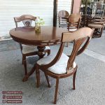 میز ناهارخوری 4 نفره چوب راش گیتاری - Image 8