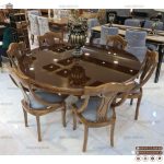 میز ناهارخوری چوبی گیتاری چوب راش با انواع میزهای 2 الی 8 نفره - Image 3