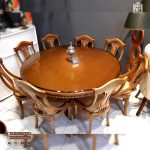 میز ناهارخوری چوبی گیتاری چوب راش با انواع میزهای 2 الی 8 نفره - Image 9