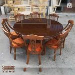 میز ناهارخوری چوبی گیتاری چوب راش با انواع میزهای 2 الی 8 نفره - Image 11