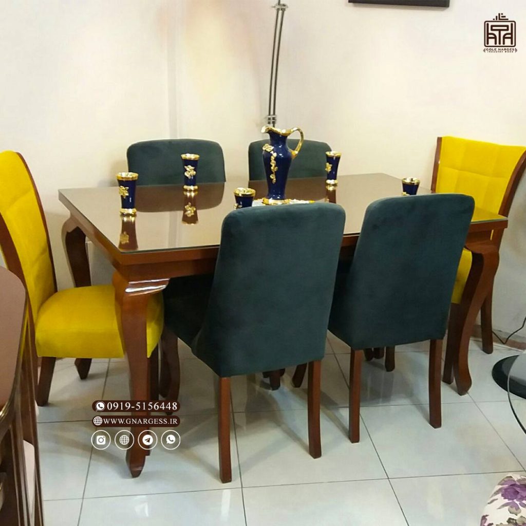 میز ناهار خوری چوبی سون مبلی - Image 14