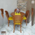 میز ناهارخوری چوبی با صندلی تیغ ماهی 4نفره الی 8 نفره - Image 5