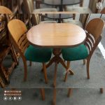 میز ناهارخوری چوبی دو نفره تیغ ماهی جدید - Image 4
