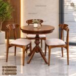 میز ناهارخوری وان چوب راش با انواع میز غذا خوری چوبی - Image 5