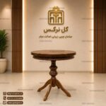 میز و صندلی 2 نفره وان راش با میز ناهار خوری دو نفره چوبی - Image 4