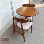 میز و صندلی 2 نفره چوبی گلرویا با صندلی میز ناهارخوری چوب راش وان(جهت خرید تماس بگیرید) - Image 5