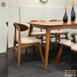صندلی چوبی وان چوب راش با کلاف مخروطی - Image 7