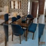 حراج بهاری میز ناهارخوری چوبی 6 نفره بوگاتی مبلی با میز غذاخوری لیندا پافدار - Image 13