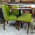 میز ناهارخوری 4 نفره مینیمال چوبی طرح بوگاتی پافدار - Image 6