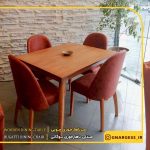 میز ناهارخوری بوگاتی چوبی - Image 8
