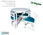 میز و صندلی چوبی کمجا طرح نوژن سنتی - Image 18