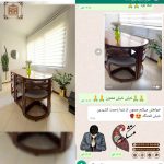 میز ناهار خوری و میز غذاخوری 8نفره چوبی کمجا چوبی - Image 3