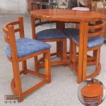 میز و صندلی چوبی کمجا طرح نوژن سنتی - Image 8