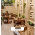 میز و صندلی چوبی کمجا طرح نوژن سنتی - Image 13