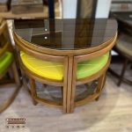میز و صندلی چوبی کمجا طرح نوژن سنتی - Image 5