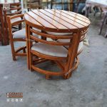 میز و صندلی چوبی کمجا طرح نوژن سنتی - Image 16