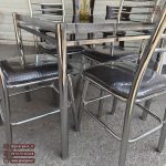 میز ناهاری خوری کافی شاپ مهسا اروند با میز بیتا مربعی فلزی - Image 7