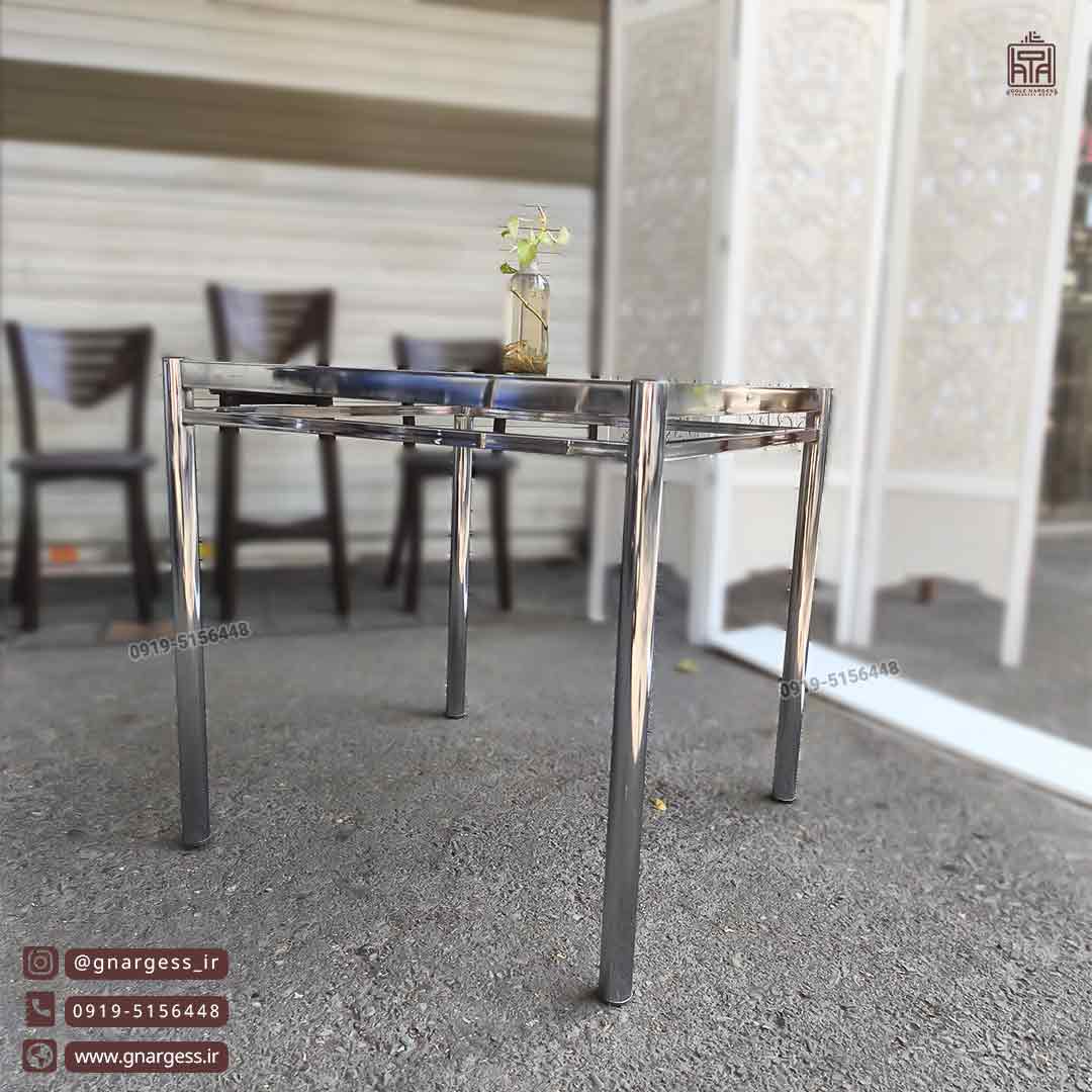 میز غذاخوری رستورانی بیتا با صندلی اروند مهسا - Image 9