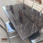 میز ناهارخوری فلزی 4 نفره بیتا صفحه وکیوم با صندلی اروند مهسافلزی - Image 4