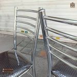 میز ناهارخوری فلزی 4 نفره بیتا صفحه وکیوم با صندلی اروند مهسافلزی - Image 9