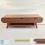 مدل میز تلویزیون 3 بعدی موج رادیویی بیضی وکیوم ام دی اف - Image 2