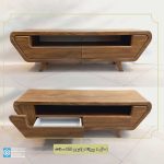 میز تلویزیون ساینامدل ذوزنقه ایی ام دی اف - Image 6