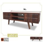 فروش میز تلویزیون آماندا وکیوم سایز 140 سانت پایه چوبی - Image 3