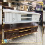 مدل جدید میز تلویزیون اتریشی منحنی پایه فلزی - Image 6