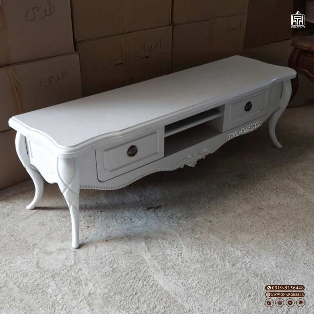 میز تلویزیون پیچک 160 سانت تمام ام دی اف سه بعدی - Image 11