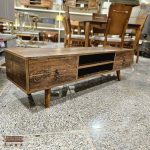 میز تلویزیون و میز تی وی آماندا پایه چوبی