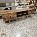 میز تلویزیون و میز تی وی آماندا پایه چوبی - Image 2