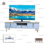 میز تلویزیون مدرن ونوس طرح سنگی پایه فلزی نما ام دی اف - Image 4