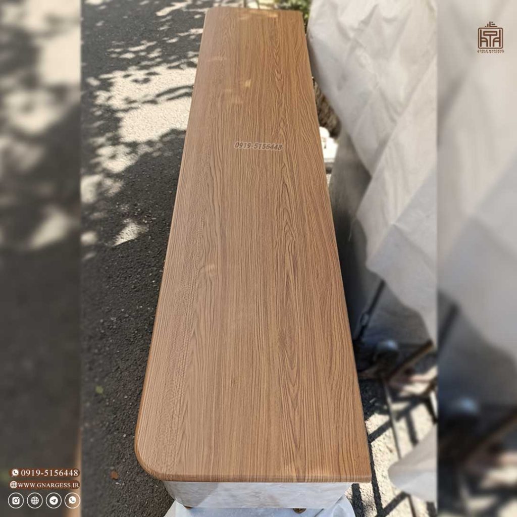 میز تلویزیون سوئیسی مدل وزیری نما سنگی وکیوم تمام ام دی اف - Image 7
