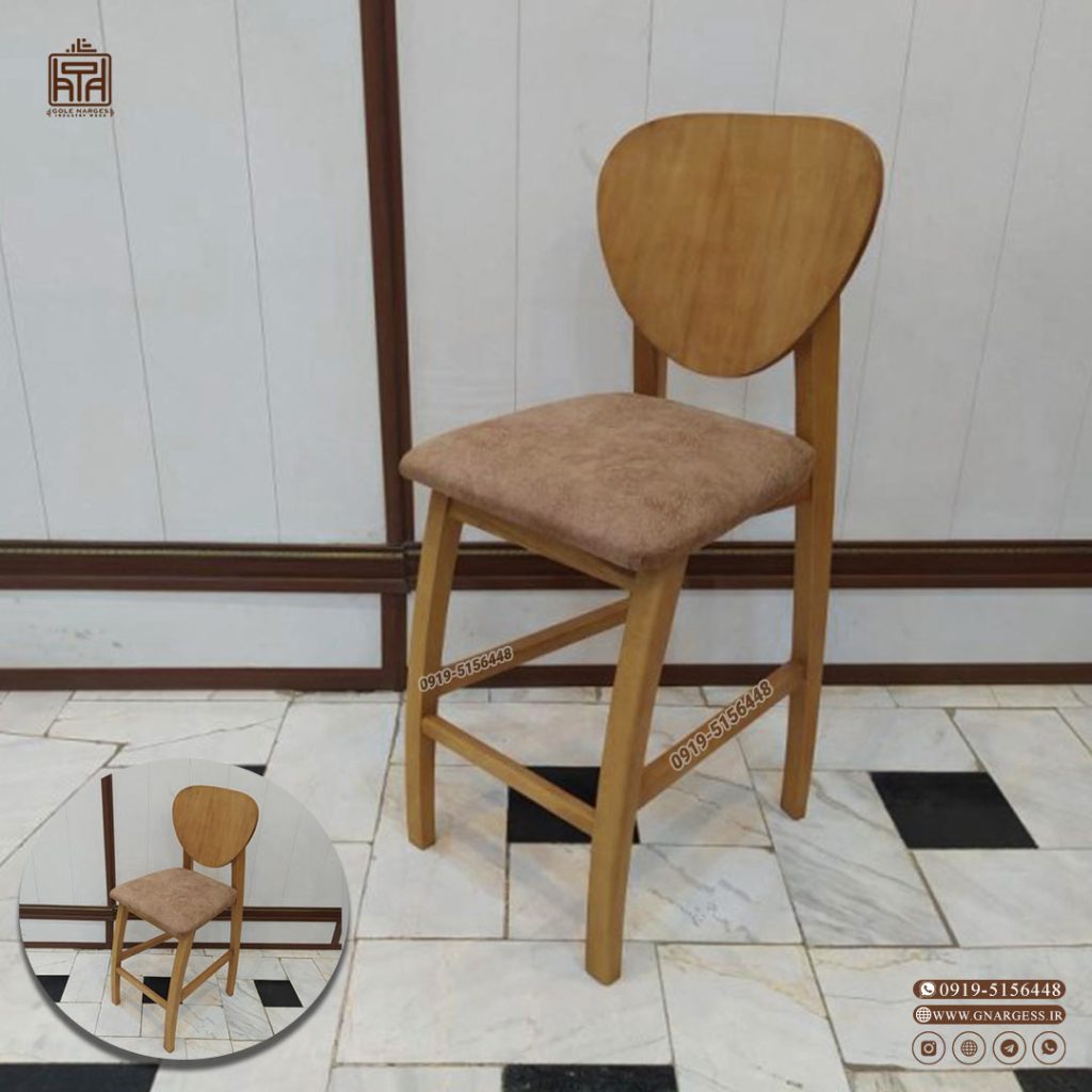 مدل صندلی اپن چوبی فیلی کلاف چوب - Image 1