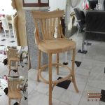 صندلی اپن چوبی لهستانی خام - Image 7