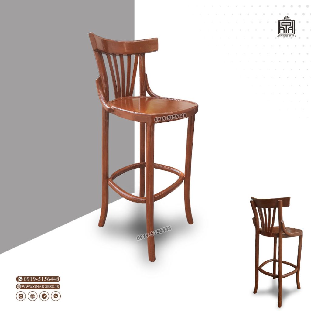 صندلی اپن آشپزخانه مدل لهستانی چوب راش - Image 16