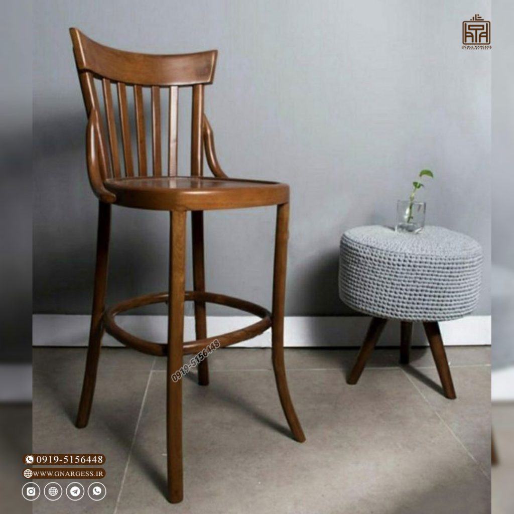 صندلی اپن آشپزخانه مدل لهستانی چوب راش - Image 1