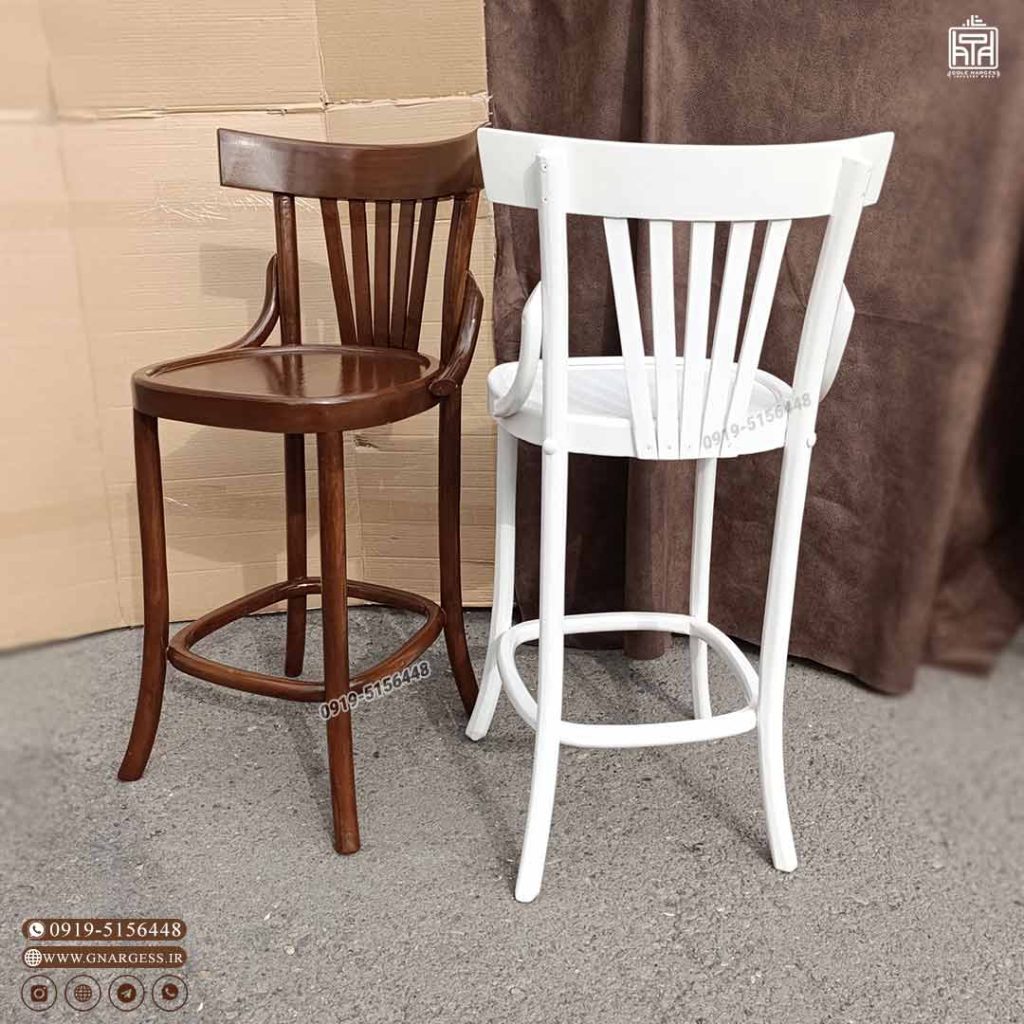 صندلی اپن آشپزخانه مدل لهستانی چوب راش - Image 6