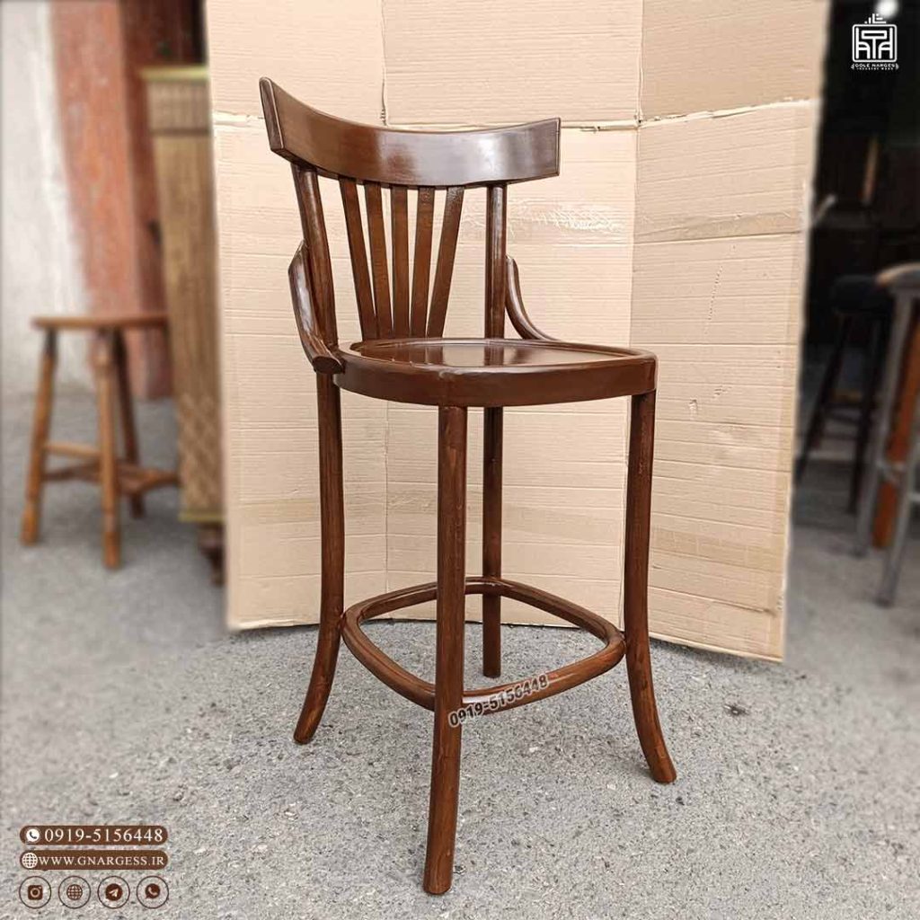 صندلی اپن آشپزخانه مدل لهستانی چوب راش - Image 8