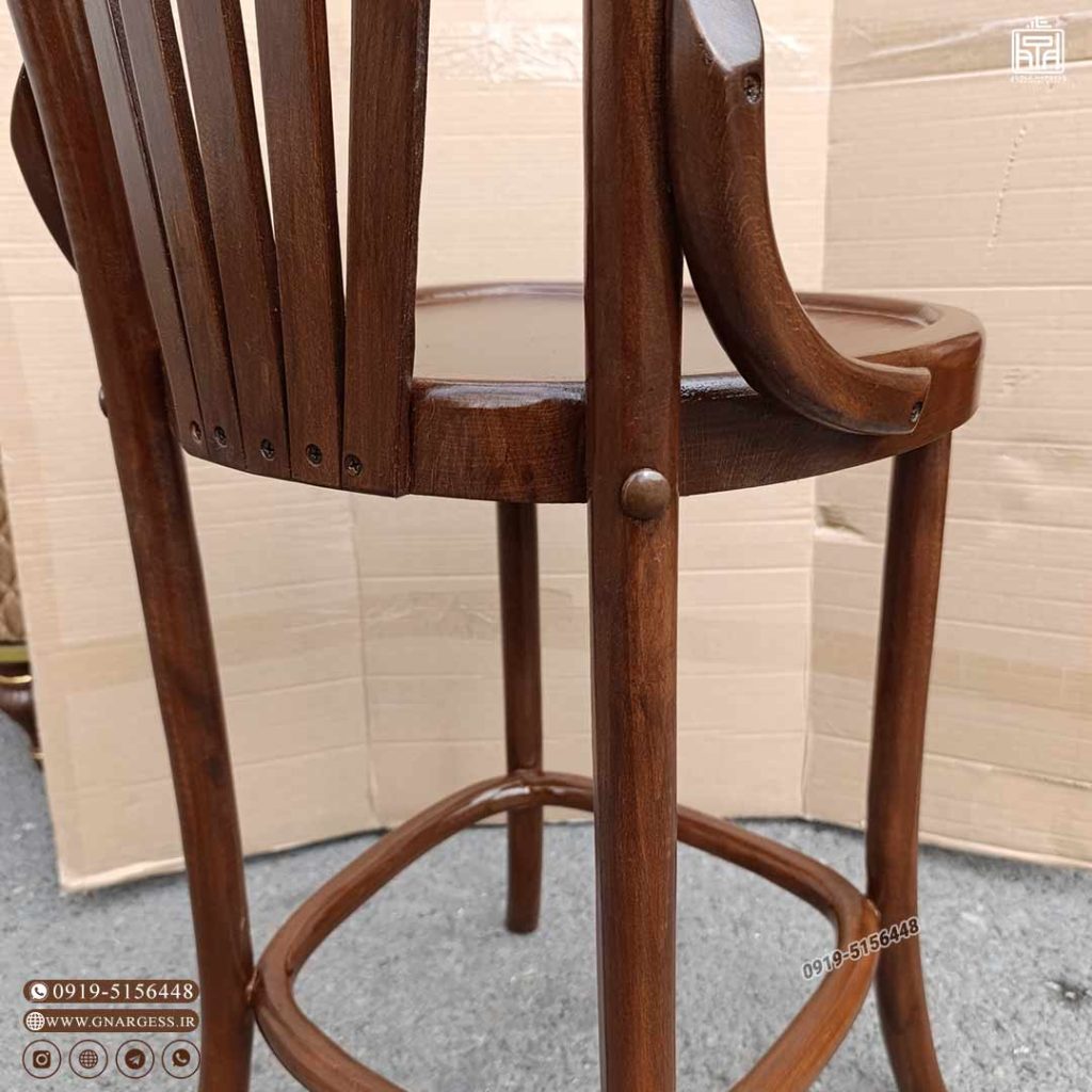 صندلی اپن آشپزخانه مدل لهستانی چوب راش - Image 12