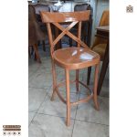 تولید صندلی اپن لهستانی پشت ضربدری چوب راش تشک دار - Image 8