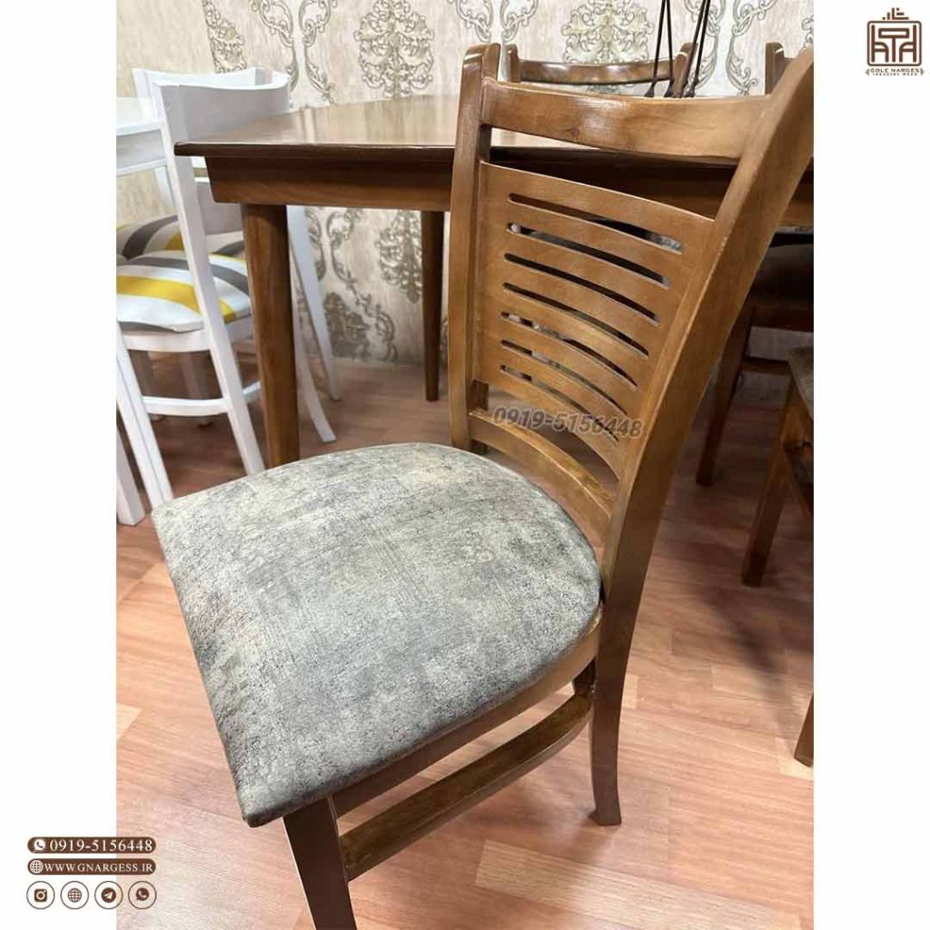 قیمت صندلی چوبی میز غذاخوری و ناهار خوری مدل آمریکایی - Image 7