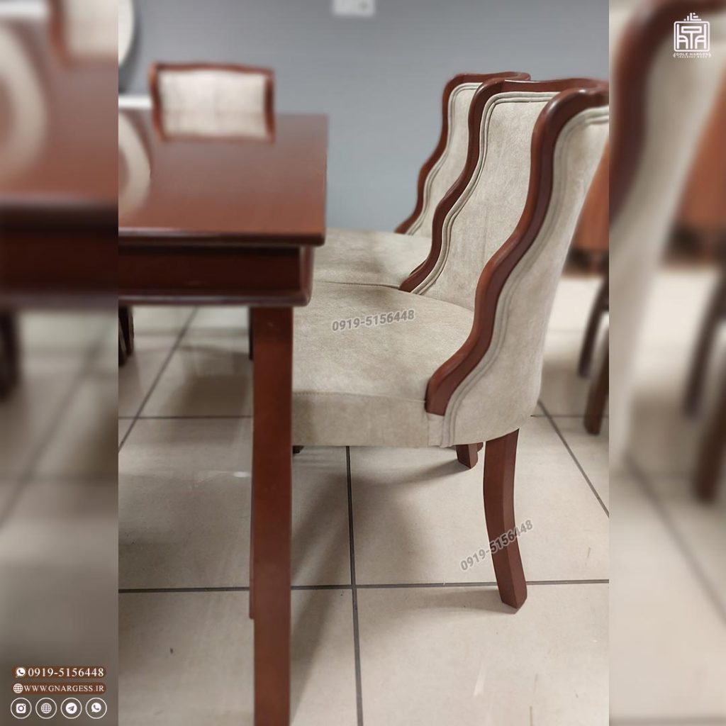 صندلی چوبی فلامینگو مبلی تولیدی گل نرگس - Image 3