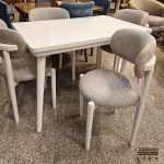 صندلی چوبی مینیمال طرح نوبل راش پایه مخروطی برای میز ناهارخوری - Image 2