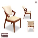 صندلی چوبی پیچک چوب راش با طراحی مبلی - Image 2