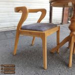 صندلی چوب راش مدل رونیز دسته منحنی