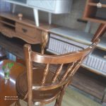 صندلی میز ناهارخوری چوب راش لهستانی خراطی - Image 5