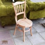 میز ناهارخوری چوب راش 2نفره صندلی خراطی لهستانی با میز عروس چوبی - Image 9