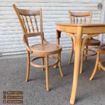 میز ناهارخوری لهستانی خراطی راش با میز چوبی لهستانی - Image 11