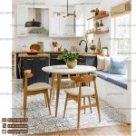 میز ناهارخوری چوبی 8 نفره اسپرت با صندلی وان چوب راش - Image 5